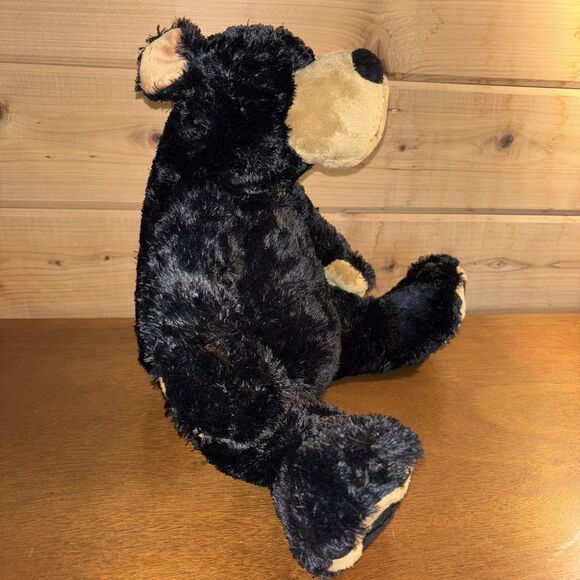 Teddy Bear Black Stuffed Animals 10'' Tall Soft Clean Stocking Stuffer - Picture 6 of 10